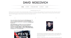 Desktop Screenshot of davidmoscovich.com