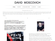 Tablet Screenshot of davidmoscovich.com